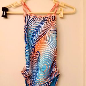 Dolphin size 32 one piece bathing suit